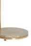 Light & Living Living Side table 26x76 cm LEDA travertine brown+bronze House of Isabella UK