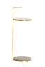 Light & Living Living Side table 26x76 cm LEDA travertine brown+bronze House of Isabella UK