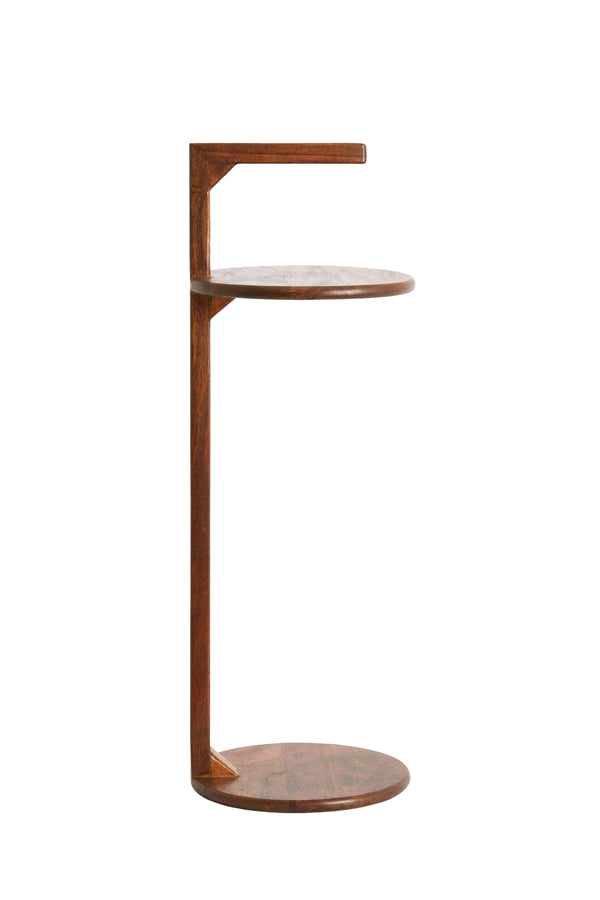 Light & Living Living Side table 26x77 cm DELMINO acacia wood brown House of Isabella UK