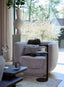 Light & Living Living Side table 26x77 cm DELMINO mango wood chocolate brown House of Isabella UK