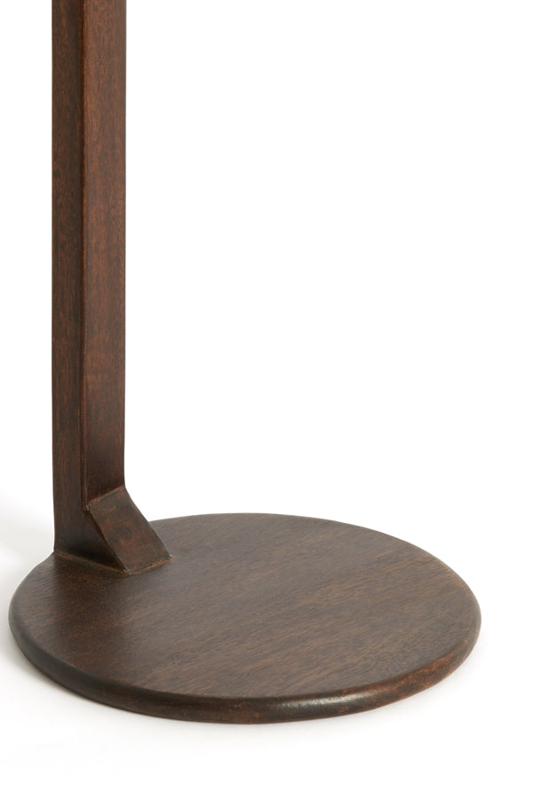 Light & Living Living Side table 26x77 cm DELMINO mango wood chocolate brown House of Isabella UK