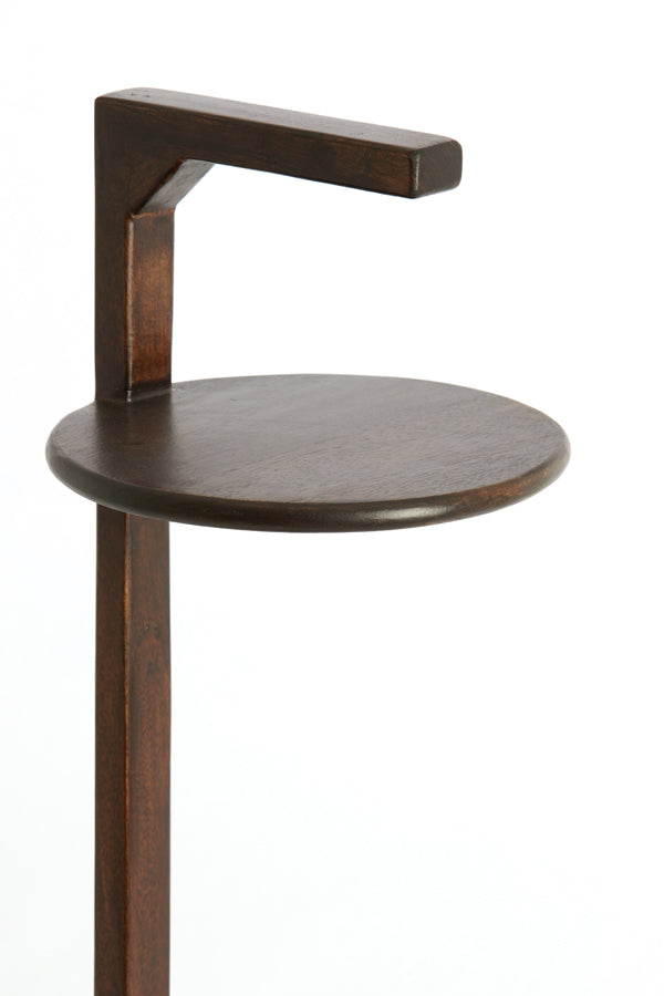 Light & Living Living Side table 26x77 cm DELMINO mango wood chocolate brown House of Isabella UK
