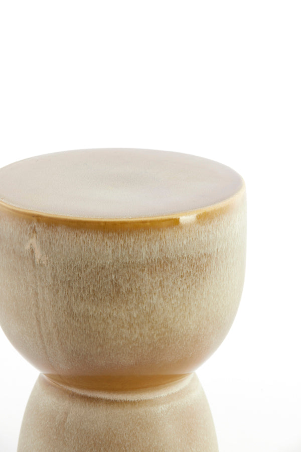 Light & Living Living Side table 28,5x42 cm FINCA ceramics matt olive green House of Isabella UK