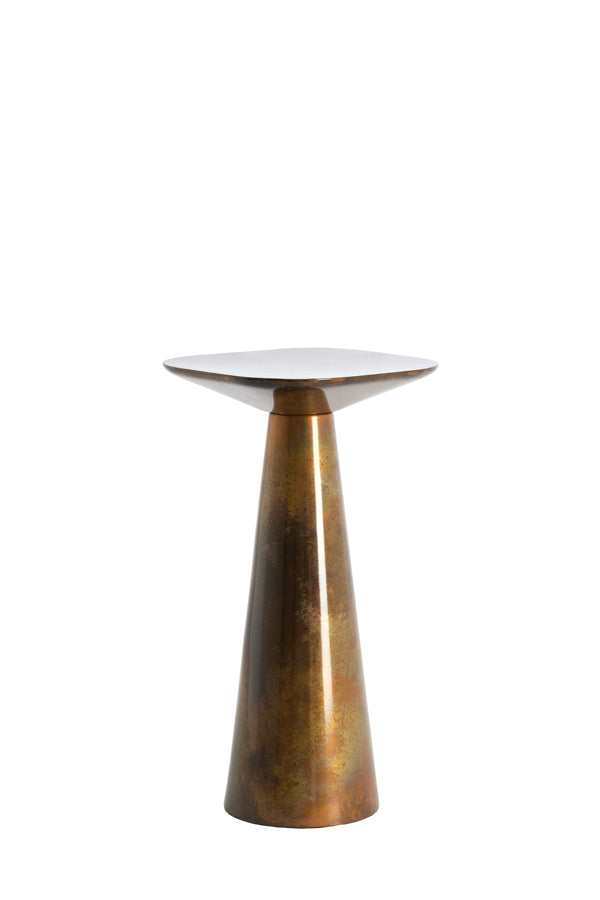 Light & Living Living Side table 28x28x53 cm ABALA copper-bronze House of Isabella UK