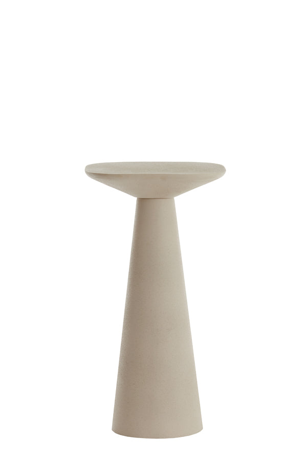 Light & Living Living Side table 28x28x53 cm ABALA matt cream House of Isabella UK