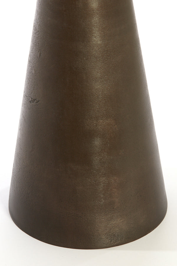 Light & Living Living Side table 29x43 cm YNEZ dark brown marble+dark brown House of Isabella UK