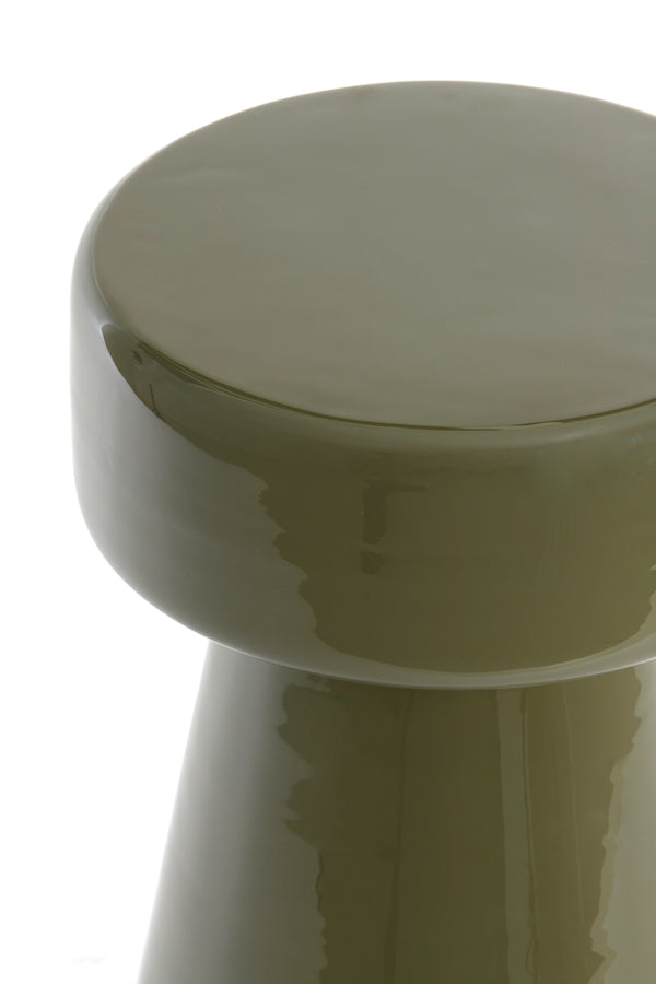 Light & Living Living Side table 29x47 cm DAKWA shiny dark olive green House of Isabella UK
