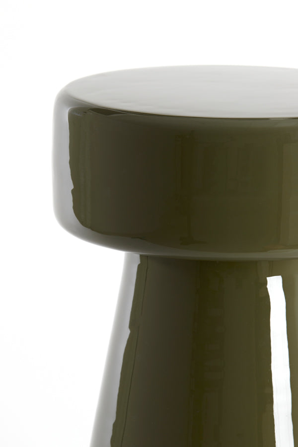 Light & Living Living Side table 29x47 cm DAKWA shiny dark olive green House of Isabella UK