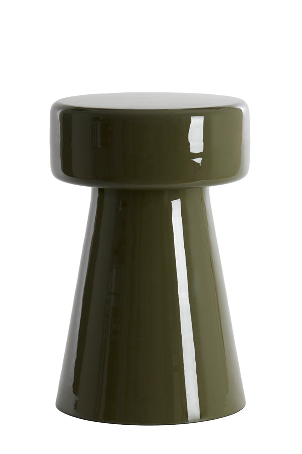 Light & Living Living Side table 29x47 cm DAKWA shiny dark olive green House of Isabella UK
