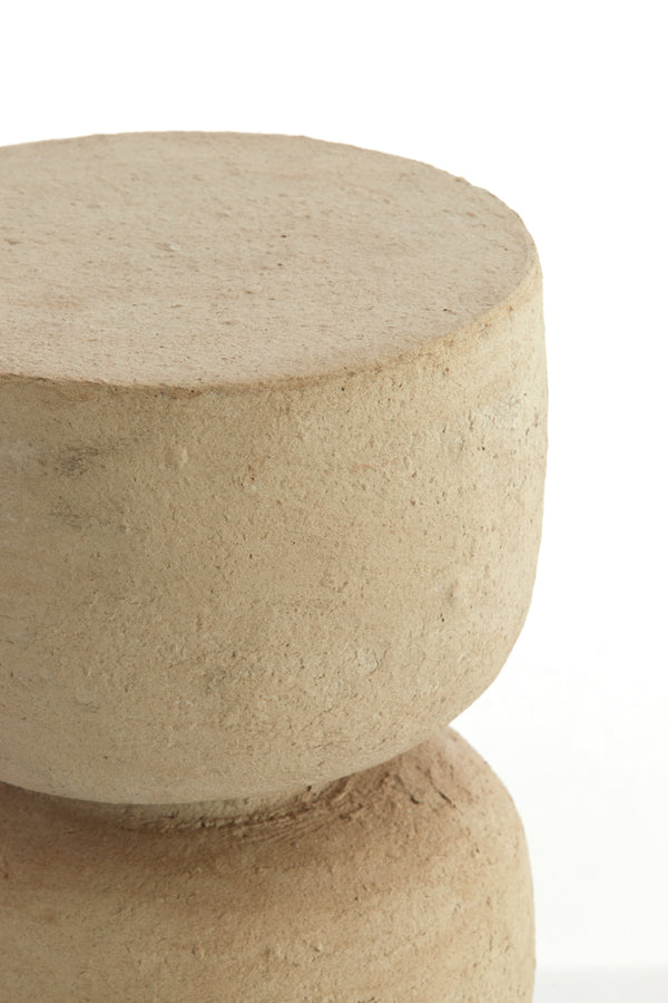 Light & Living Living Side table 29x51 cm JALON papier mâché beige House of Isabella UK