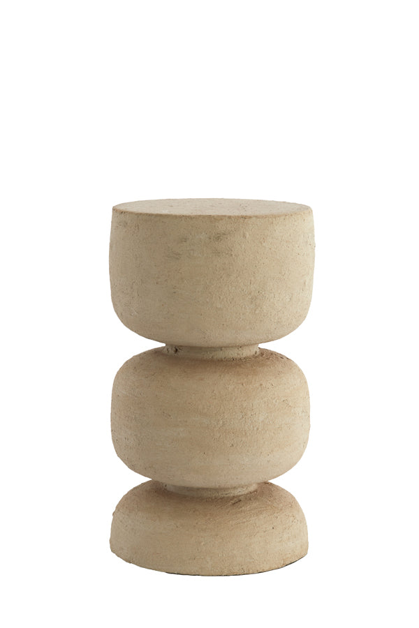 Light & Living Living Side table 29x51 cm JALON papier mâché beige House of Isabella UK