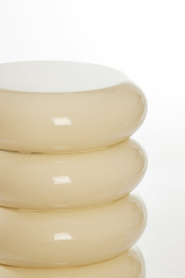 Light & Living Living Side table 30x40 cm MIROGI cream House of Isabella UK