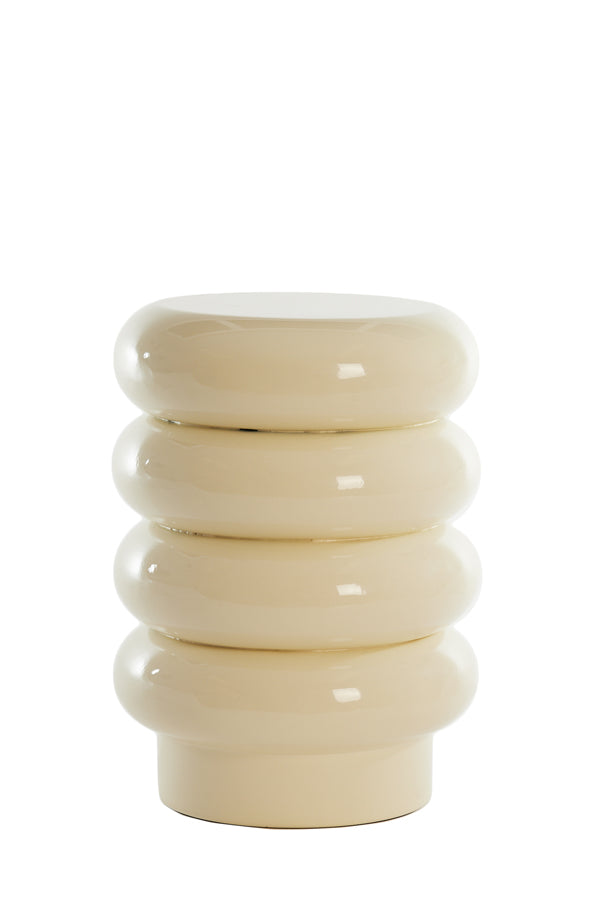 Light & Living Living Side table 30x40 cm MIROGI cream House of Isabella UK