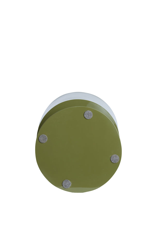 Light & Living Living Side table 30x49 cm NYSA shiny olive green House of Isabella UK