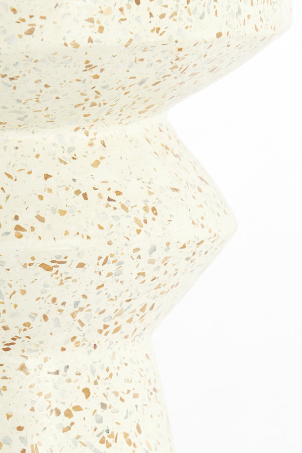 Light & Living Living Side table 32x47 cm SELLA terrazzo cream House of Isabella UK