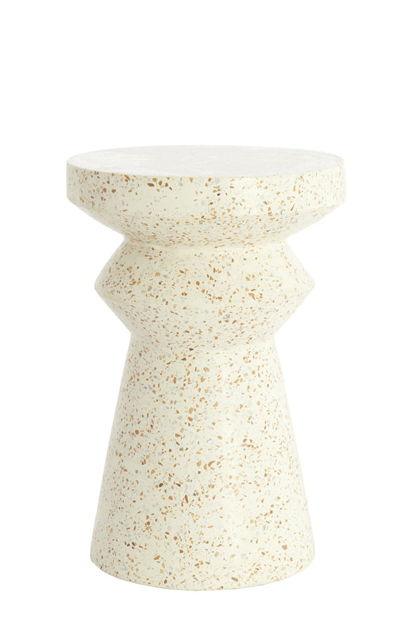 Light & Living Living Side table 32x47 cm SELLA terrazzo cream House of Isabella UK
