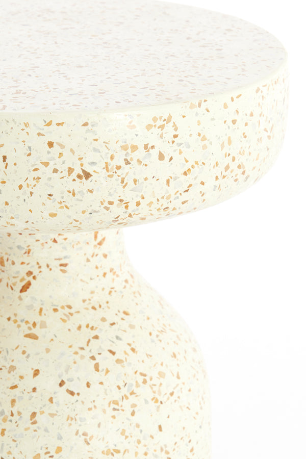 Light & Living Living Side table 32x54 cm MORAVIT terrazzo cream House of Isabella UK