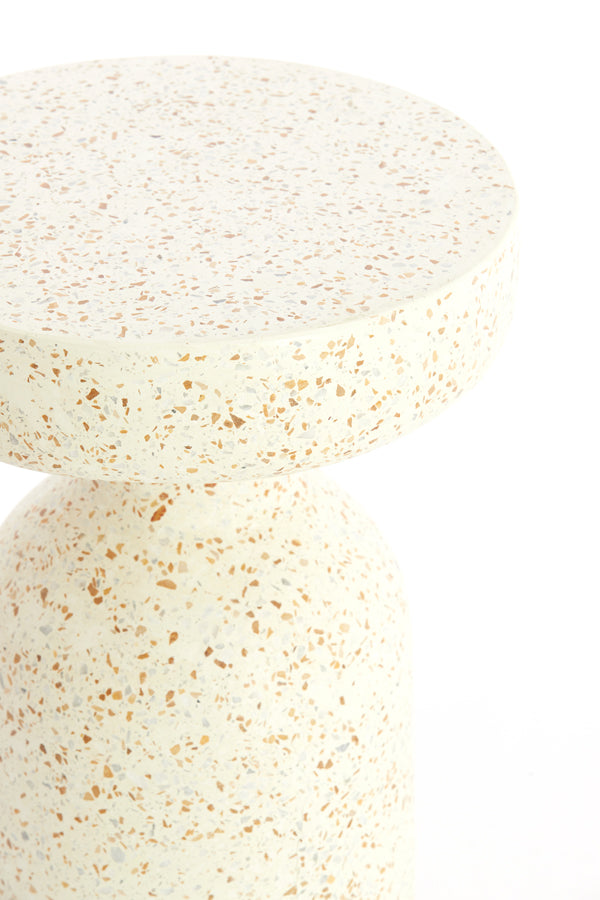 Light & Living Living Side table 32x54 cm MORAVIT terrazzo cream House of Isabella UK