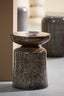 Light & Living Living Side table 33,5x45 cm KOTOR ceramics dark brown House of Isabella UK