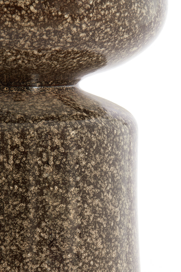 Light & Living Living Side table 33,5x45 cm KOTOR ceramics dark brown House of Isabella UK