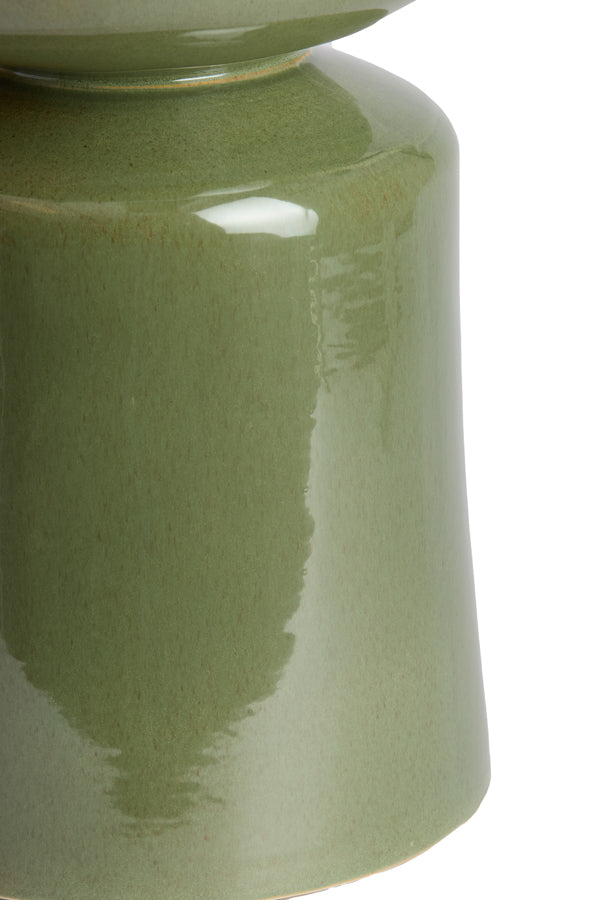 Light & Living Living Side table 33,5x45 cm KOTOR ceramics green House of Isabella UK