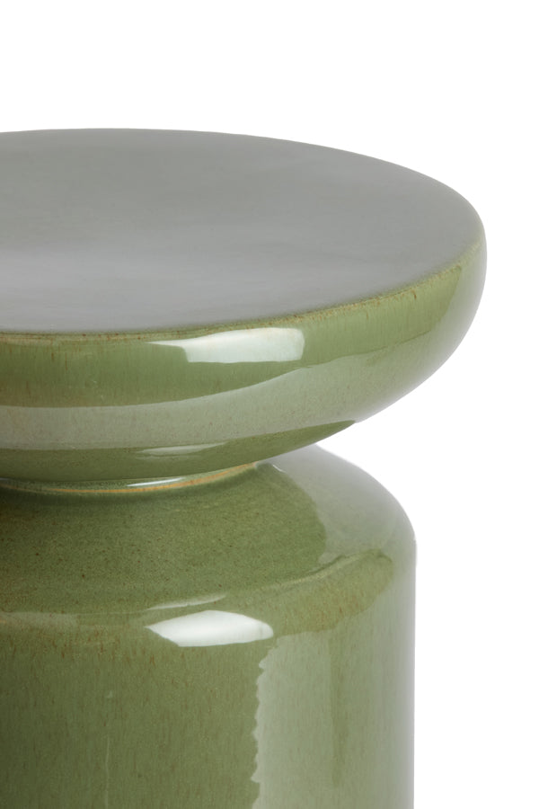 Light & Living Living Side table 33,5x45 cm KOTOR ceramics green House of Isabella UK