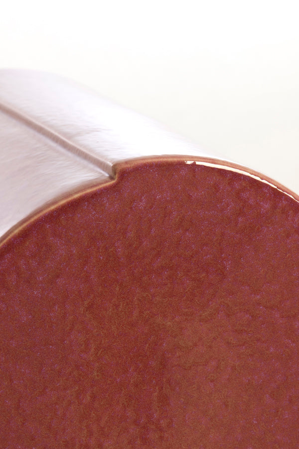 Light & Living Living Side table 33x44 cm CHULILLA ceramics dark pink House of Isabella UK