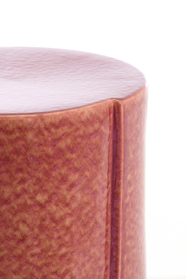 Light & Living Living Side table 33x44 cm CHULILLA ceramics dark pink House of Isabella UK