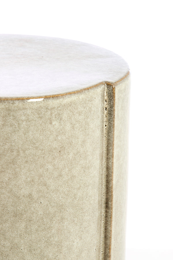 Light & Living Living Side table 33x44 cm CHULILLA ceramics grey House of Isabella UK