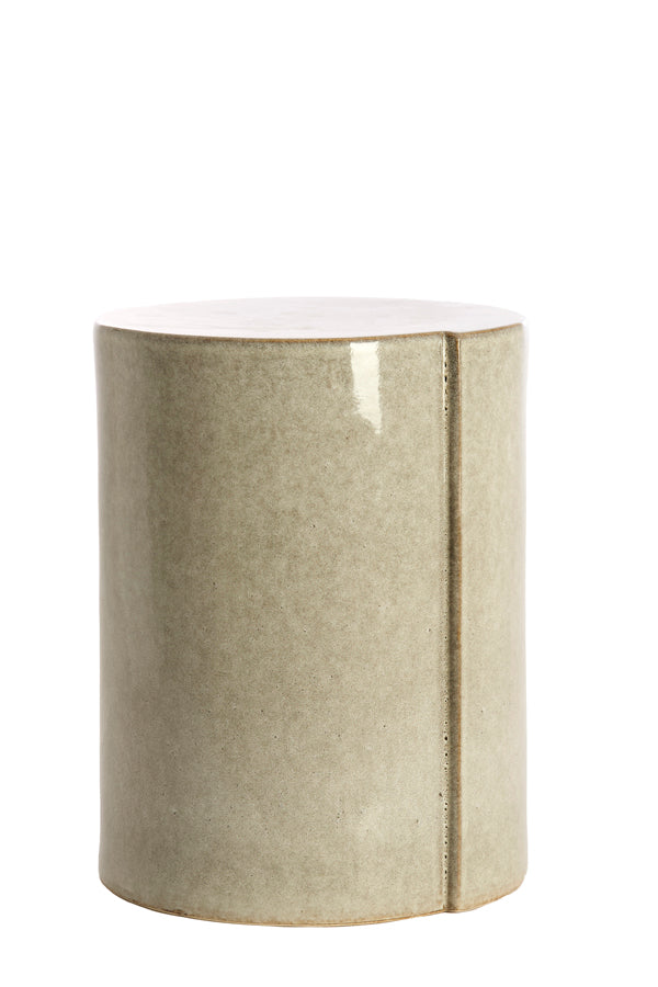 Light & Living Living Side table 33x44 cm CHULILLA ceramics grey House of Isabella UK