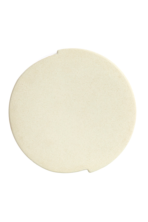 Light & Living Living Side table 33x44 cm CHULILLA ceramics matt cream House of Isabella UK