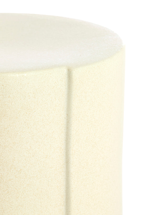 Light & Living Living Side table 33x44 cm CHULILLA ceramics matt cream House of Isabella UK