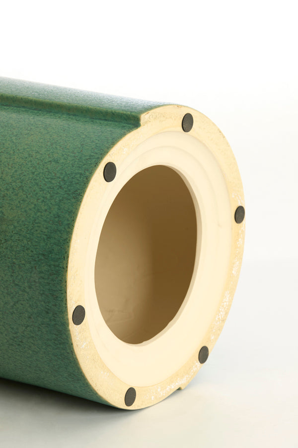 Light & Living Living Side table 33x44 cm CHULILLA ceramics matt green House of Isabella UK