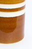 Light & Living Living Side table 33x44 cm MOOCA ceramics cognac-white House of Isabella UK