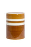 Light & Living Living Side table 33x44 cm MOOCA ceramics cognac-white House of Isabella UK
