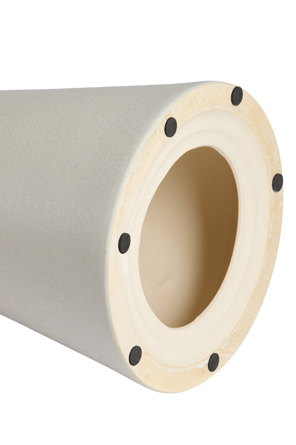 Light & Living Living Side table 34,5x43 cm SENTO ceramics matt cream House of Isabella UK