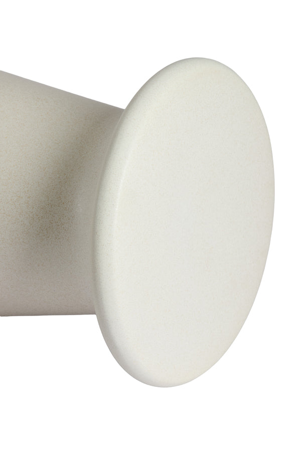 Light & Living Living Side table 34,5x43 cm SENTO ceramics matt cream House of Isabella UK