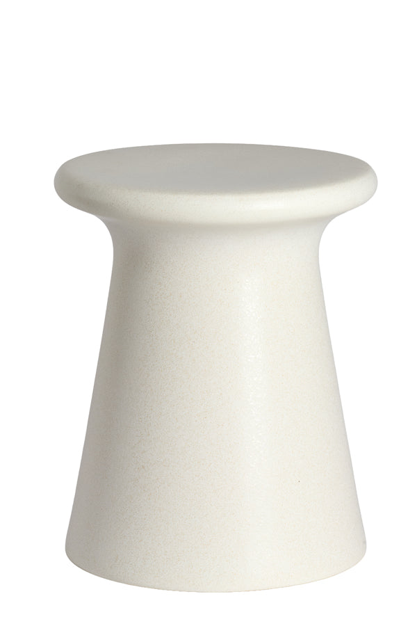 Light & Living Living Side table 34,5x43 cm SENTO ceramics matt cream House of Isabella UK