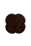 Light & Living Living Side table 34,5x45 cm JUNTO ceramics dark brown House of Isabella UK