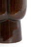 Light & Living Living Side table 34,5x45 cm JUNTO ceramics dark brown House of Isabella UK