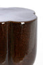 Light & Living Living Side table 34,5x45 cm JUNTO ceramics dark brown House of Isabella UK