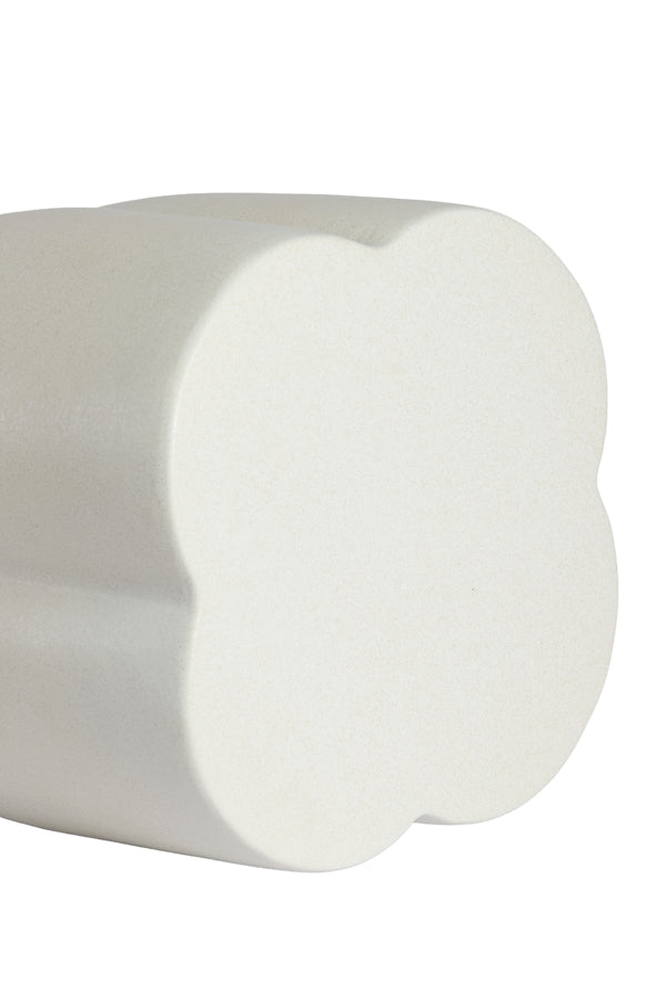 Light & Living Living Side table 34,5x45 cm JUNTO ceramics matt cream House of Isabella UK