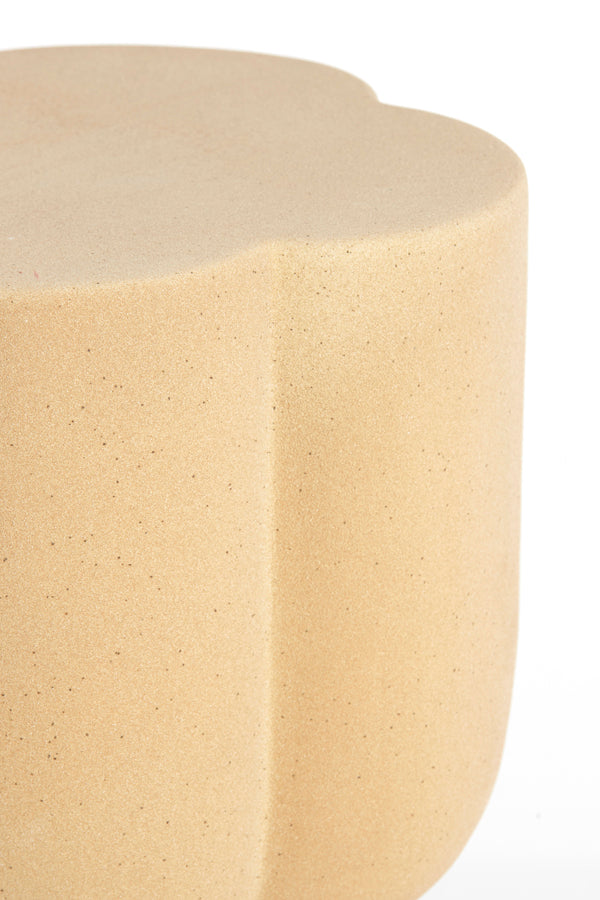 Light & Living Living Side table 34,5x45 cm JUNTO ceramics matt sand House of Isabella UK