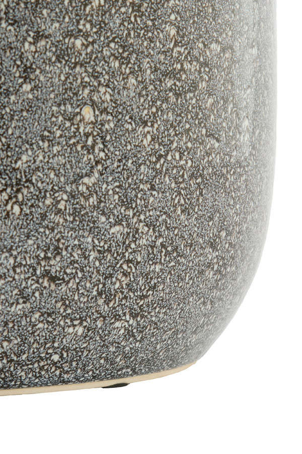 Light & Living Living Side table 34x46,5 cm FRANCA ceramics dark brown House of Isabella UK