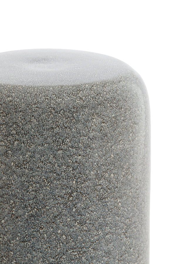 Light & Living Living Side table 34x46,5 cm FRANCA ceramics dark brown House of Isabella UK