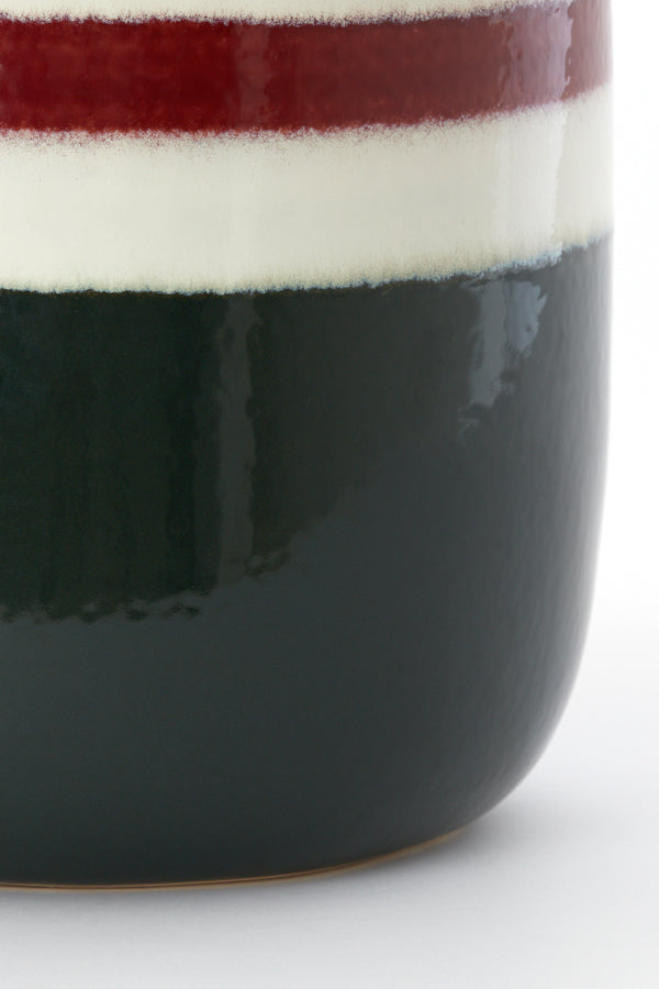 Light & Living Living Side table 34x46,5 cm FRANCA ceramics green-eggplant House of Isabella UK