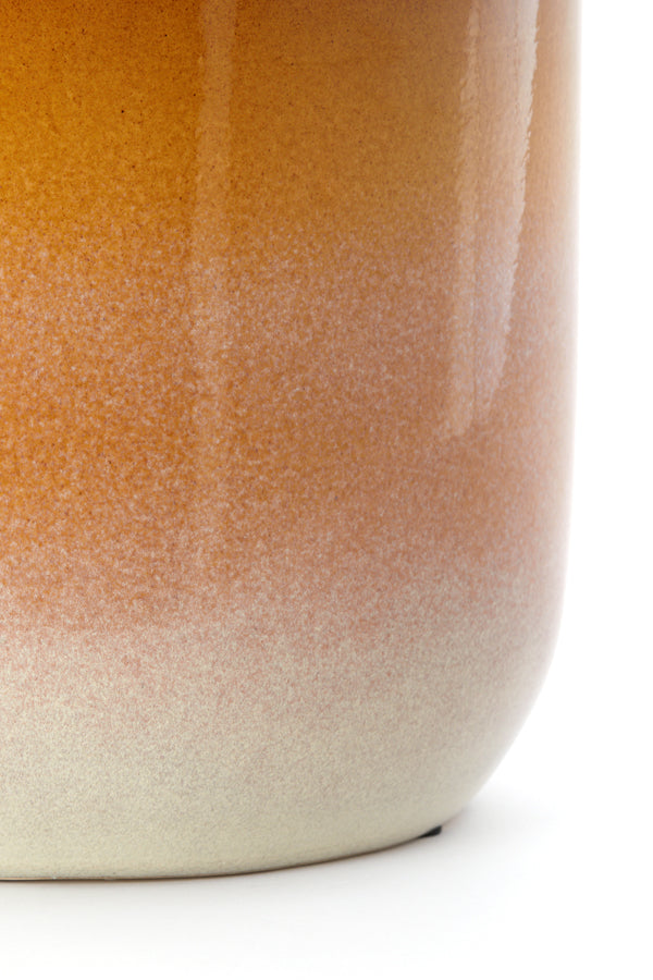 Light & Living Living Side table 34x46,5 cm FRANCA ceramics ocher-cream House of Isabella UK