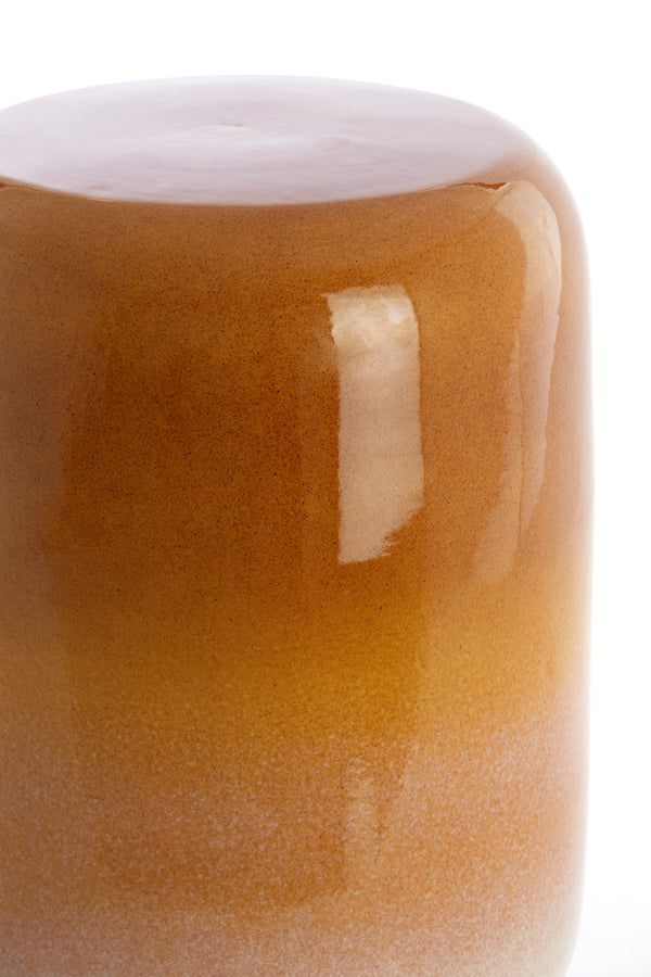 Light & Living Living Side table 34x46,5 cm FRANCA ceramics ocher-cream House of Isabella UK