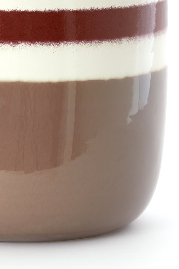 Light & Living Living Side table 34x46,5 cm FRANCA ceramics peach-terra House of Isabella UK