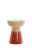 Light & Living Living Side table 35x40,5 cm ROVINI cream+dark orange House of Isabella UK